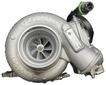 Volvo D13 turbocharger with electronic actuator