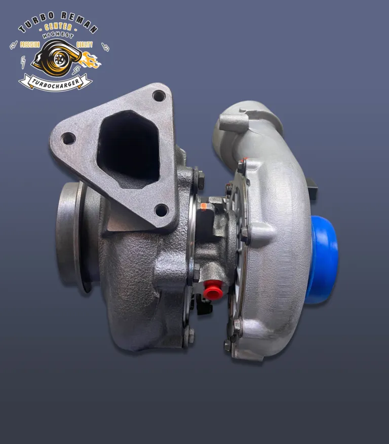 Remanufactured turbocharger photographed in the studio